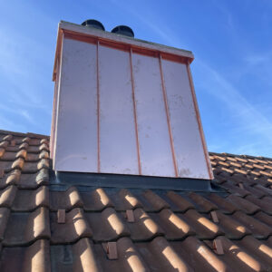 Kupfer Kaminverkleidung
